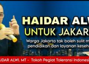 Relawan Ini Akan Deklarasikan di 2 Titik Dukung Haidar Alwi For DKJ serta Usulkan agar Berpasangan Dengan Kaesang Maju Pilgub