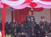 Kapolda Lampung Irjen Helmy Santika Pimpin Upacara Hari Bhayangkara Ke-78