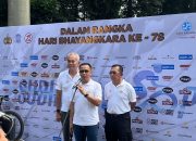 Dirgakkum Korlantas Polri Hadiri Zebra Bhayangkara Presisi Sudirman Loop 2024