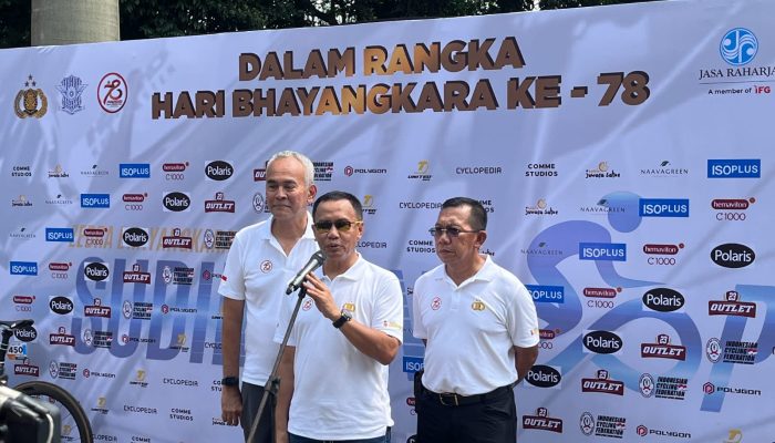 Dirgakkum Korlantas Polri Hadiri Zebra Bhayangkara Presisi Sudirman Loop 2024