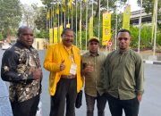 Cagub Papua Pegunungan Jhon Tabo Hadiri Munas Golkar XI