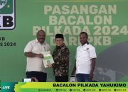 Pasangan Didimus-Esau Terima B1KWK dari PKB untuk Pilkada Yahukimo