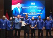 Demokrat Serahkan Rekomendasi untuk Pasangan Armia-Ismail di Pilkada Aceh Tamiang