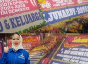 Ratusan Karangan Bunga Ucapan Selamat  Banjiri Kediaman Nurwayah S.Pd saat Gelar Syukuran Setelah Dilantik Menjadi DPR RI