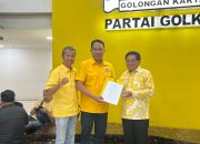 Hendra Lesmana Terima B1KWK dari Partai Golkar di Pilkada Lamandau
