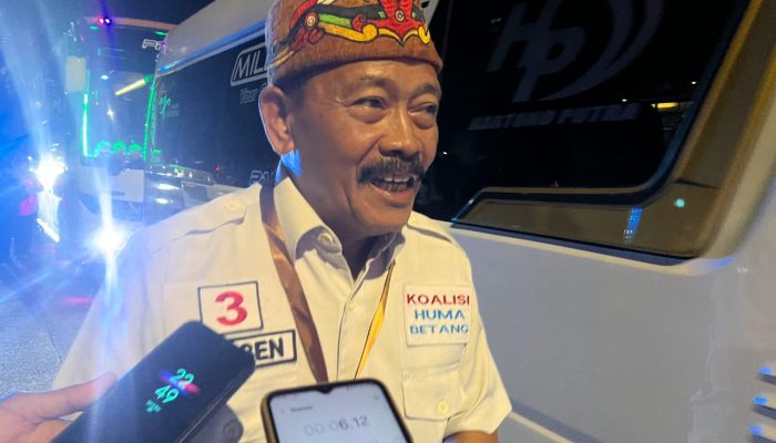 Ketum Gerdayak Yansen Binti Hadiri Debat Publik Pilkada Kalteng 2024