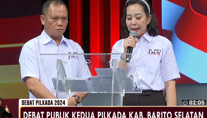 Debat Publik Kedua Pilkada Barito Selatan: Paslon Nomor 1 Tekankan Pentingnya Terobosan Pembangunan
