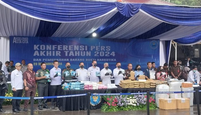 BNN Ungkap 618 Kasus Narkoba dan Selamatkan 4 Juta Jiwa Sepanjang 2024
