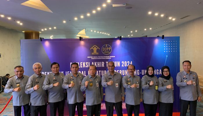 Kakanwil Kemenkum Babel Harun Sulianto Hadiri Refleksi Akhir Tahun Ditjen PP