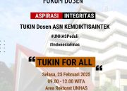 Forum Dosen UNHAS Akan Gelar Aspirasi Integritas: TUKIN for All Dosen ASN KEMDIKTISAINTEK