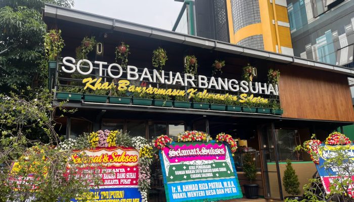 Soto Banjar Bang Suhai Resmi Buka Cabang Kedua di Pasar Kenari