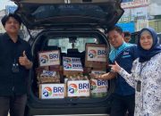 BRI Cabang Pondok Gede Berikan Bantuan Kepada Korban Banjir Jatirasa