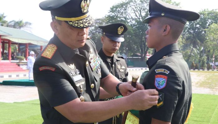 Pangdam XII/Tpr Tutup Dikmaba TNI AD Gelombang II 2024, Lantik 381 Bintara Baru