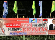 TOP !! Beredar Spanduk Dukungan Buat Presiden Prabowo Berantas Mafia Migas, Ini Komentar Arman Daulay  Bakal Calon Ketum LIPBB Migas