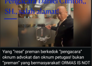 Konflik Antara David Darmawan dan Pengacara Daniel Clinton: Berikut Pesan Berarti dari Sang Rais Laskar Suku Betawi