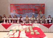 Polda Kalsel Ungkap 54,8 Kg Sabu dan Ribuan Butir Ekstasi, 239 Tersangka Diamankan