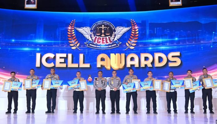 Ditlantas Polda Aceh Terima Penghargaan dari Kakorlantas Polri Sebagai Juara Dua ICell Award 2025