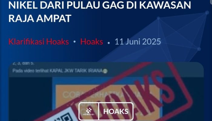 Hoaks Adalah Musuh Bersama, Sektor Maritim dan Investasi Harus Dilindungi dari Disinformasi