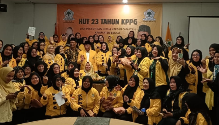 SUKSES Rayakan HUT ke-23 KPPG Kab.Bekasi, Sri Sugiarti: “Membangun Perempuan Cerdas dan Mandiri Menuju Indonesia Emas 2045”