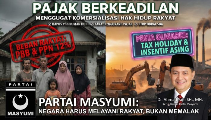 Negara Harus Melayani, Bukan Memalak: (Partai Masyumi Mengajukan 5 Tuntutan Radikal untuk Reformasi Pajak)