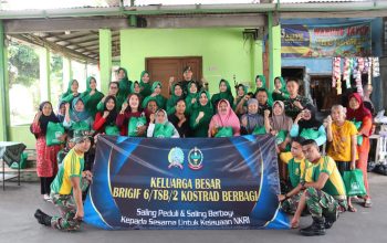 Brigade Infanteri 6 Kostrad Gelar Bakti Sosial Sambut Bulan Suci Ramadhan