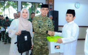 Pangdam VI/Mulawarman Berbagi Tali Asih dan Takjil, Tebar Kehangatan Ramadan di Balikpapan