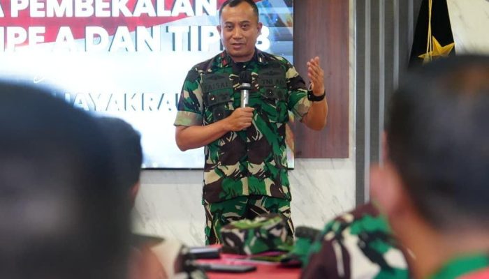 Danrem 052/Wkr Paparkan Program Unggulan dalam Pembekalan Calon Danrem Tipe A dan B