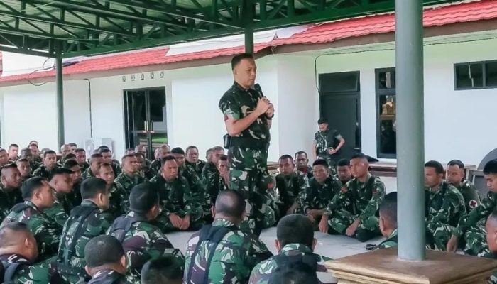 Evaluasi Pascacuti, Danrindam XV/Pattimura Ingatkan Prajurit Jaga Etika dan Bijak Bermedsos