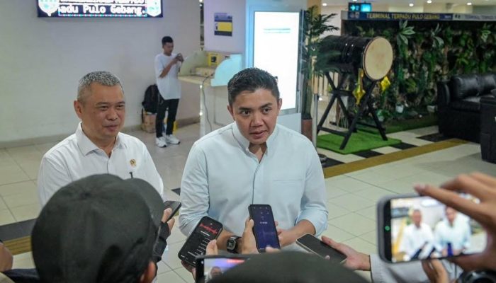Seskab Tinjau Arus Balik Lebaran di Pulo Gebang, Pastikan Perjalanan Aman dan Lancar