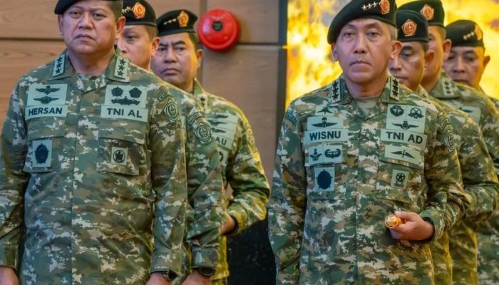 Danjen Akademi TNI Hadiri Prosesi Sertijab dan Pelantikan Pejabat TNI di Cilangkap