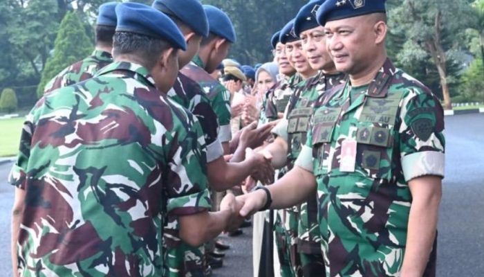 Pangkodau I Pimpin Apel Halal Bihalal, Sampaikan Amanat Kasau kepada Prajurit