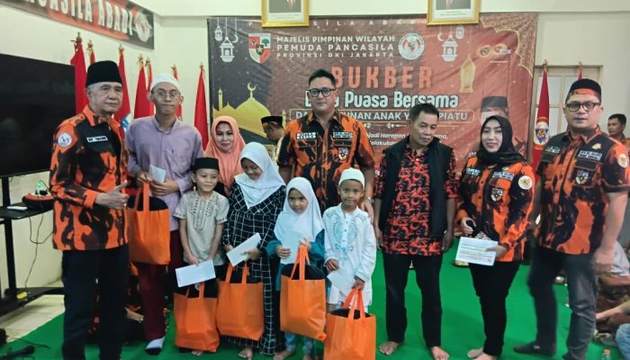 Majelis Pimpinan Wilayah (MPW) Pemuda Pancasila Provinsi DKI Jakarta Menggelar Acara Buka Puasa Bersama Sekaligus Santunan Anak Yatim Dengan Tema “Setitik Cahaya Menjadi Harapan Kita Bersama, Untuk Bergerak Melakukan Amal Nyata”