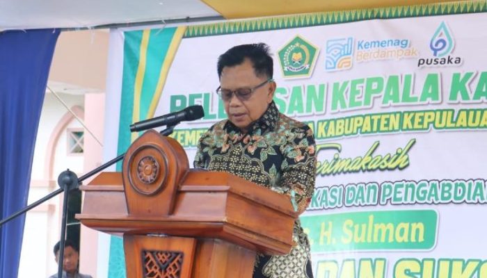 Bupati Asmar Hadiri Pelepasan Kakan Kemenag Meranti, Apresiasi Dedikasi H. Sulman