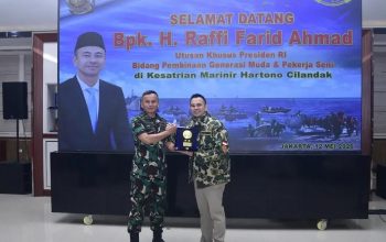 Danpasmar 1 Sambut UKP Raffi Ahmad di Kesatrian Marinir Hartono, Bahas Ketahanan Nasional dan Generasi Muda