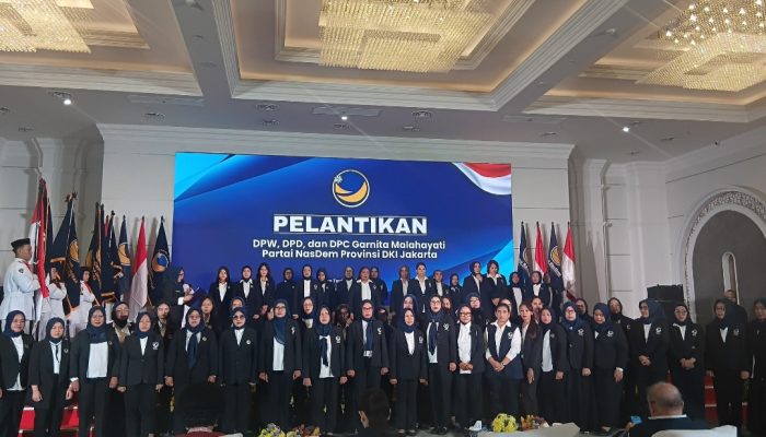 DPP Nasdem Bersama DPP Garnita Malahayati Melantik Pengurus DPW, DPD, DPC Garnita Malahayati Partai NasDem DKI Jakarta Periode 2026-2031