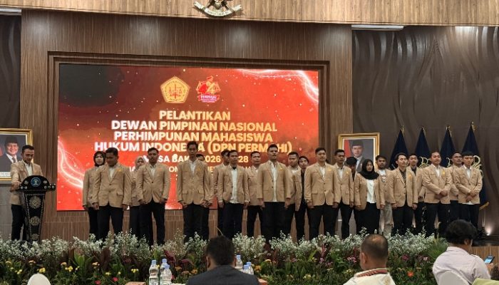 Pelantikan DPN PERMAHI dan Seminar Nasional Bahas Konstitusi, Geopolitik, hingga Transformasi Hukum Indonesia