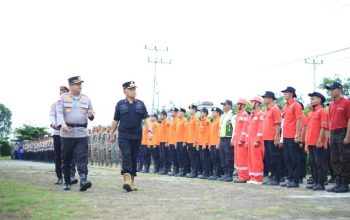 Bupati Asmar Pimpin Apel Siaga Karhutla 2026, Perkuat Antisipasi Ancaman Super El Nino