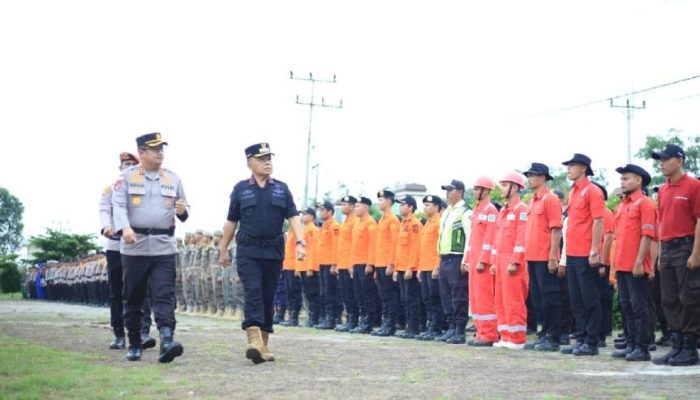 Bupati Asmar Pimpin Apel Siaga Karhutla 2026, Perkuat Antisipasi Ancaman Super El Nino