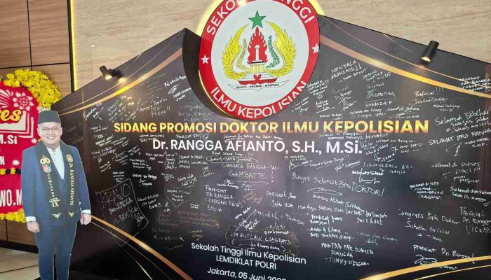 Rangga Afianto Resmi Raih Gelar Doktor di STIK-PTIK, Angkat Isu Independensi Kompolnas