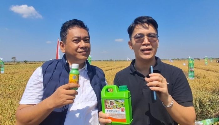 Sinergi Wujudkan Swasembada Pangan: Formula Top Indonesia Hadiri Panen Raya Padi di Demak