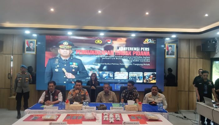 Polres Pelabuhan Tanjung Priok Ungkap 58 Kasus Narkotika, Selamatkan 67 Ribu Jiwa dari Bahaya Narkoba Selama Bulan Januari-Juni 2026
