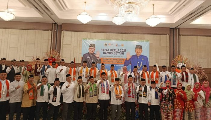Badan Musyawarah (Bamus) Betawi Menggelar Rapat Kerja (Raker) Tahun 2026 bertema “Menyongsong Lima Abad Jakarta Kota Budaya dan Kota Global” Di Hotel Acacia Jakarta