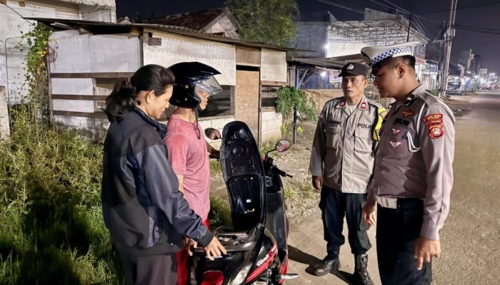 Jaga Jakarta Jaga Bekasi, Polsek Tambun Selatan Perkuat Patroli Malam di Wilayah Tambun Utara