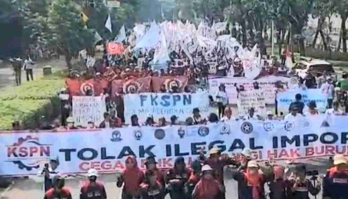Puluhan Ribu Buruh KSPN akan Aksi Unjuk Rasa di DPR dan Istana: KSPN Tidak Ada Tendensi Kepentingan Politik dan Tidak Dikooptasi oleh Siapapun
