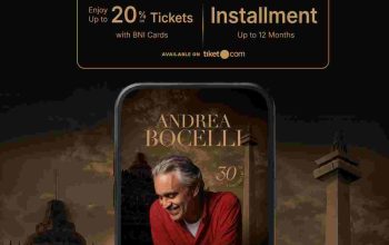 BNI Hadirkan Akses Eksklusif Menikmati Andrea Bocelli “Romanza” di Indonesia