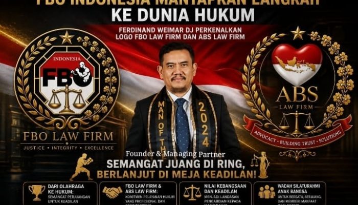 FBO Indonesia Mantapkan Langkah ke Dunia Hukum, Ferdinand Weimar DJ Perkenalkan Logo FBO Law Firm dan ABS Law Firm