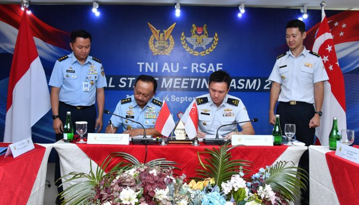 TNI AU–RSAF Perkuat Kerja Sama Bilateral melalui 20th Annual Staff Meeting