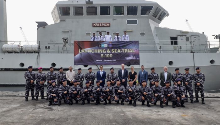 Pushidrosal Launching S-101 dan Sea Trial Produk S-100 di Teluk Jakarta
