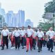 Semarakkan HUT ke-81 TNI, Wakasau Ikuti Fun Walk Panglima TNI 2026