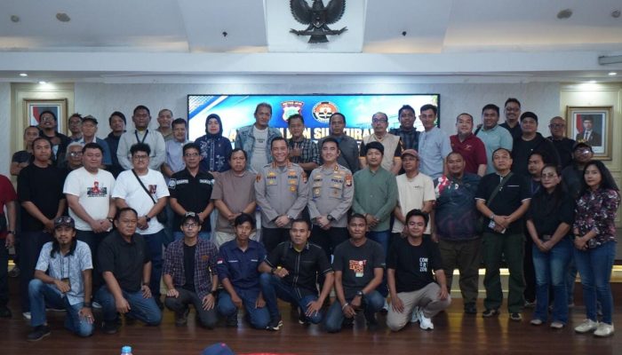 Jaga Jakarta Utara Tetap Kondusif, Kapolres Ajak Wartawan dan Pegiat Medsos Bersinergi